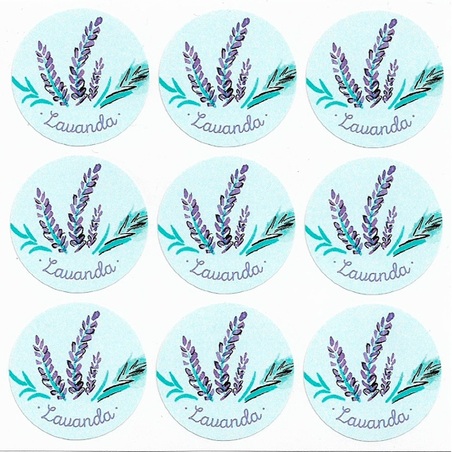 Lavender passion stickers