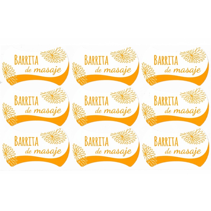Pegatinas barritas de masaje