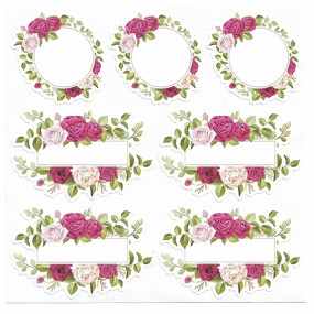 Stickers para escribir red roses Stickers para escribir red roses