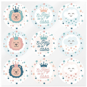 Stickers el rey de la casa Stickers el rey de la casa