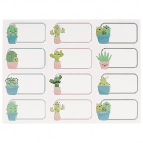 Stickers de cactus para escribir encima Stickers de cactus para escribir encima