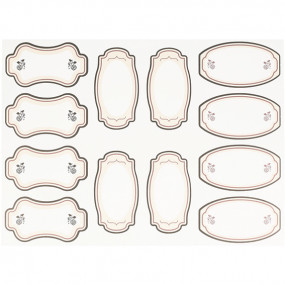 Vintage stickers to write on top Vintage stickers to write on top