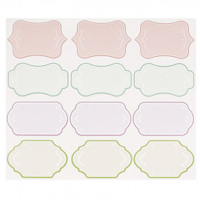 Colored stickers to write on top Colored stickers to write on top