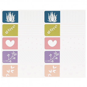 Stickers with drawings to write on top Stickers with drawings to write on top