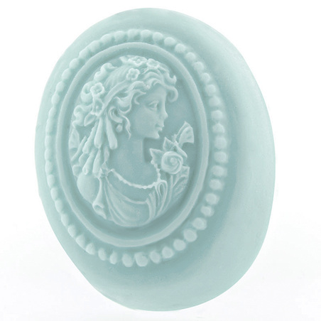 Cameo soap mold amalia