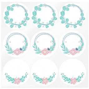 Stickers botanic para escribir encima Stickers botanic para escribir encima