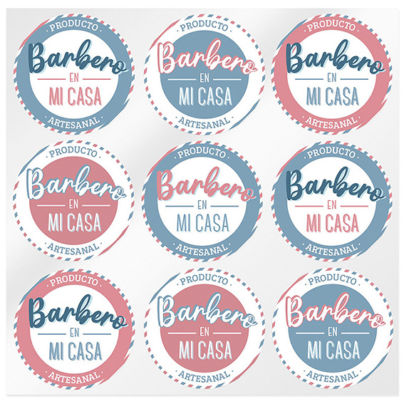 Barber stickers in my house