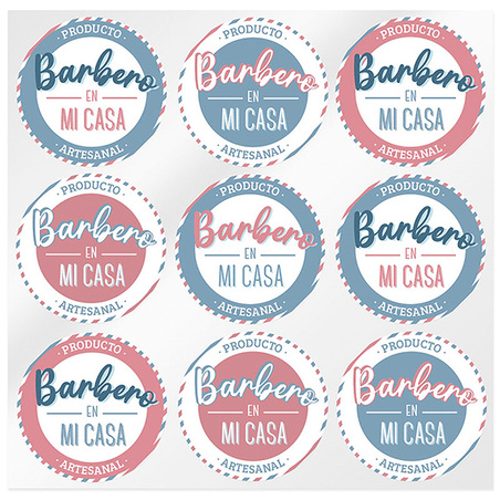Barber stickers in my house