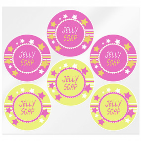 Jelly soap stickers Jelly soap stickers