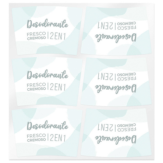 Stickers for homemade deodorant