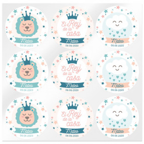 Personalized stickers the king of the house Personalized stickers the king of the house