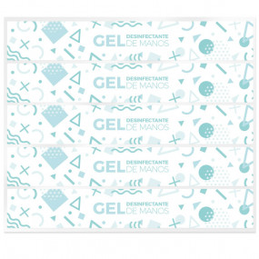 Stickers gel desinfectante Stickers gel desinfectante