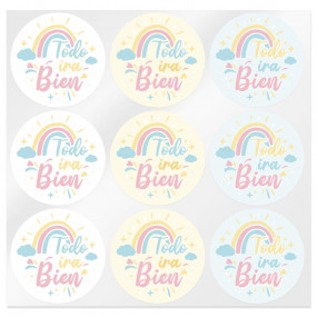 Stickers todo ira bien Stickers todo ira bien