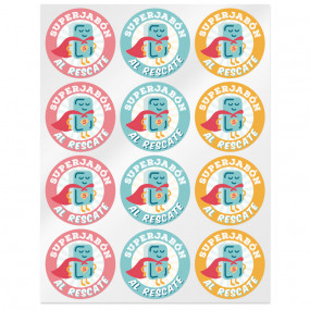 Stickers super jabon al rescate Stickers super jabon al rescate