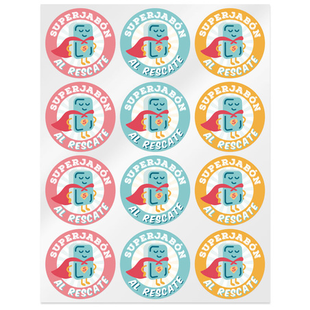 Super soap stickers to the rescue