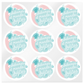 Let's save the world together stickers Let's save the world together stickers