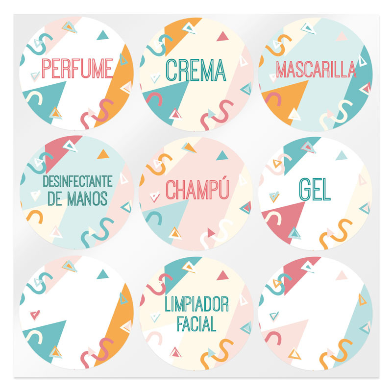 Stickers mini set of cosmetics