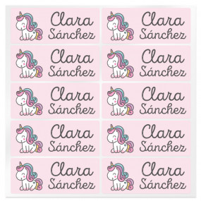 Stickers personalizadas unicornio Stickers personalizadas unicornio
