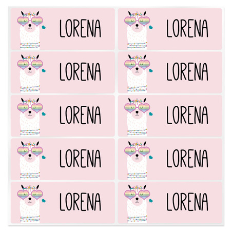 Pegatinas personalizadas llama