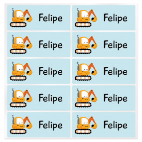 Stickers personalizadas pala excavadora Stickers personalizadas pala excavadora