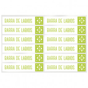 Stickers barra de labios