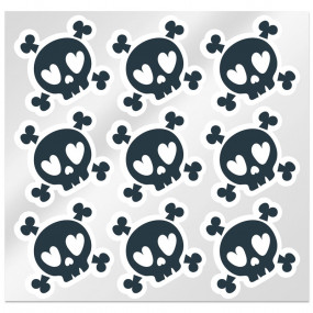 Stickers de calaveras para halloween Stickers de calaveras para halloween