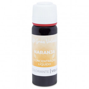 Colorante líquido naranja para velas concentrado Colorante líquido naranja para velas concentrado