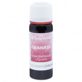 Colorante líquido granate para velas concentrado Colorante líquido granate para velas concentrado