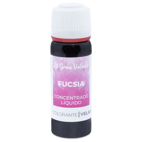 Colorante fucsia concentrado liquido para velas