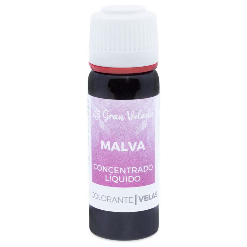 Liquid concentrated mauve coloring for candles