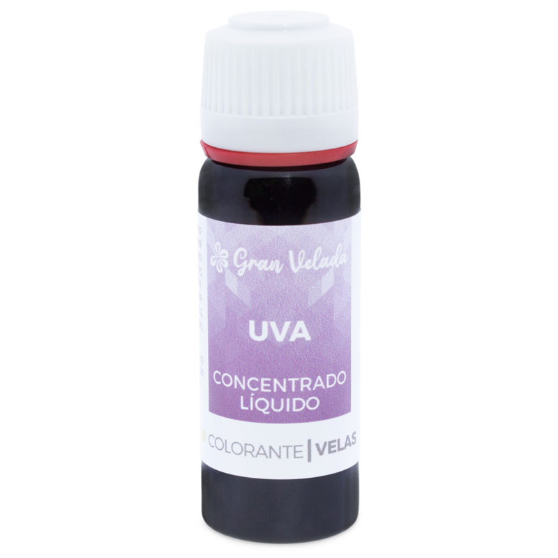 Colorante uva concentrado liquido para velas