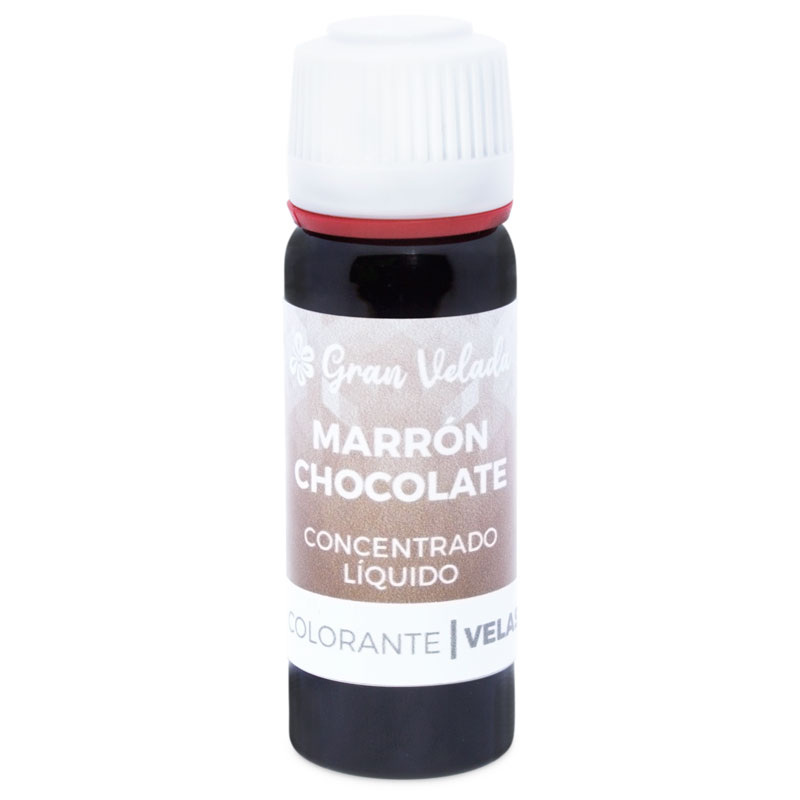 Colorante marron chocolate concentrado liquido para velas