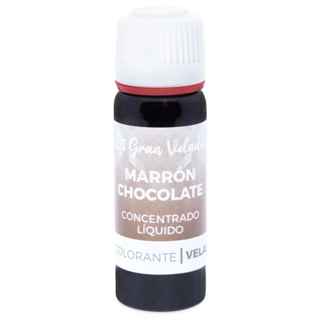 Chocolate brown coloring liquid concentrate for candles
