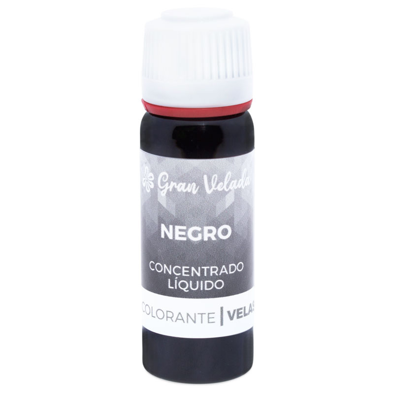 Colorante negro concentrado liquido para velas