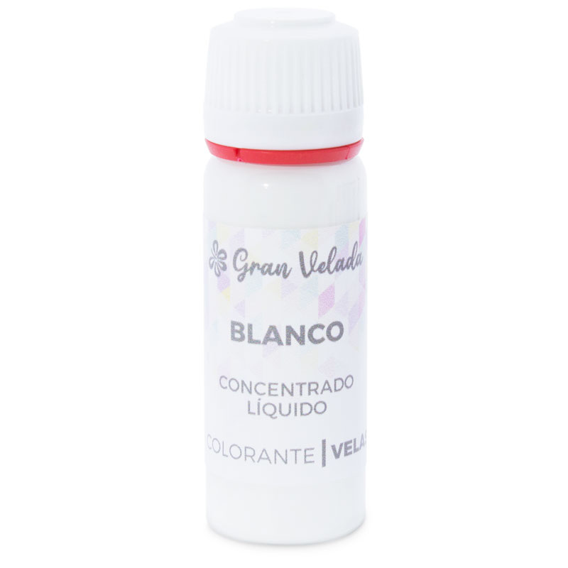Colorante blanco concentrado liquido para velas