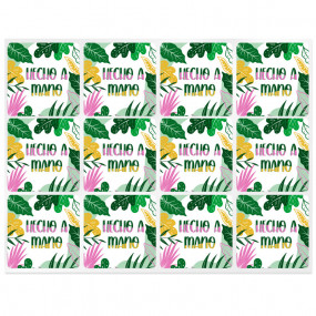 Stickers hecho a mano tropical Stickers hecho a mano tropical