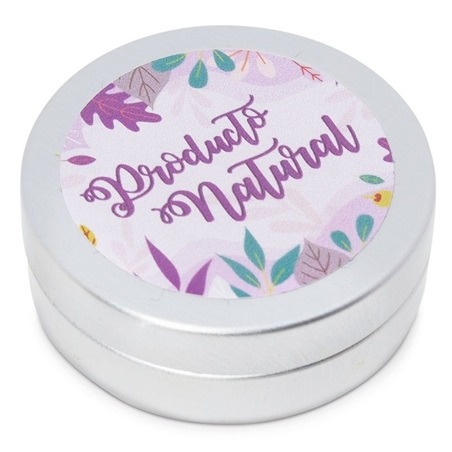Purple stickers natural product