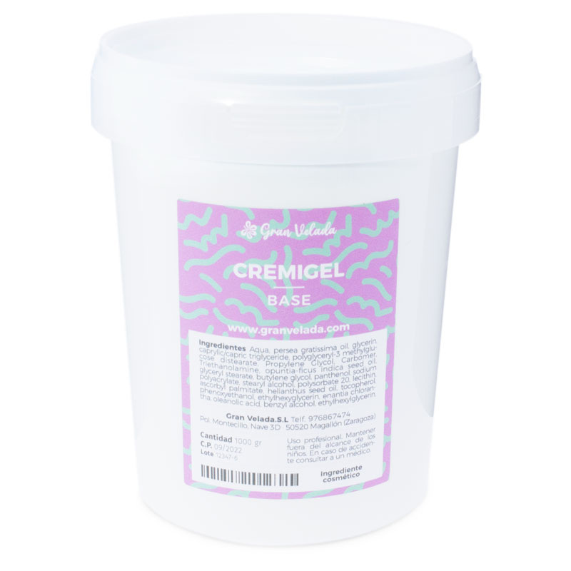 Cremigel base para cosmética