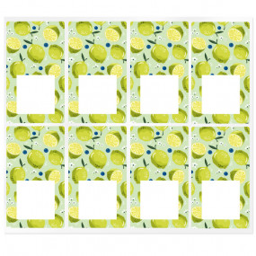 Stickers rectangulares citrus Stickers rectangulares citrus