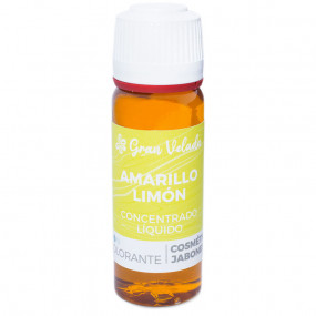 Liquid lemon yellow coloring concentrate for soap and cosmetics