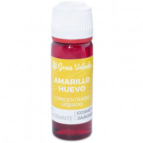 Concentrated liquid egg yellow coloring for soap and cosmetics