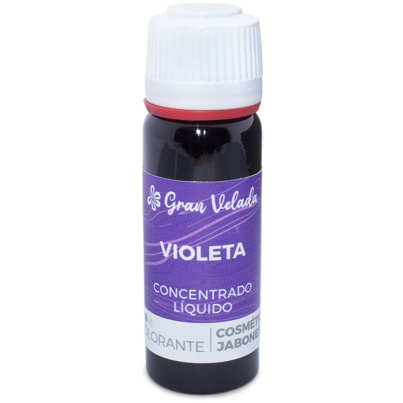 Colorante violeta liquido concentrado para cosmetica y jabon