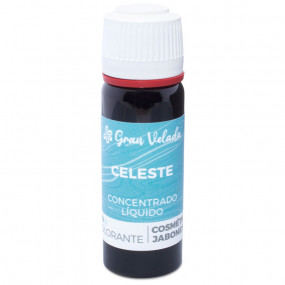 Concentrated liquid blue coloring for soap and cosmetics