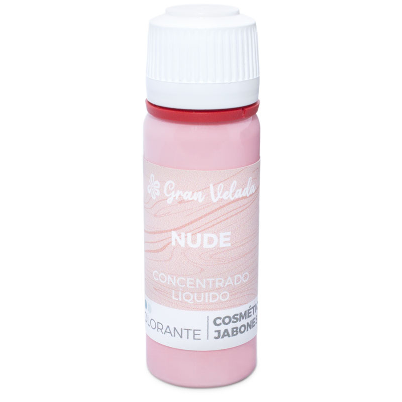 Concentrated liquid nude coloring for cosmetics and soap