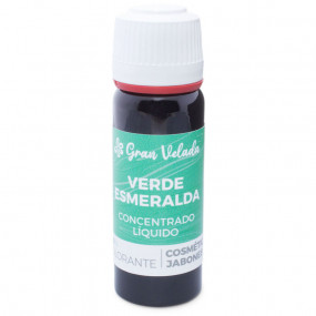 Concentrated liquid emerald green coloring for soap and cosmetics