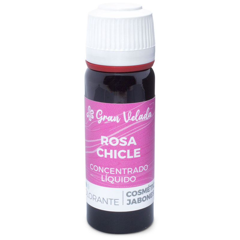 Colorante rosa chicle liquido concentrado para cosmetica y jabon