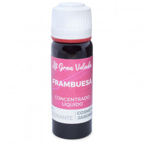 Colorante frambuesa liquido concentrado para jabon y cosmetica