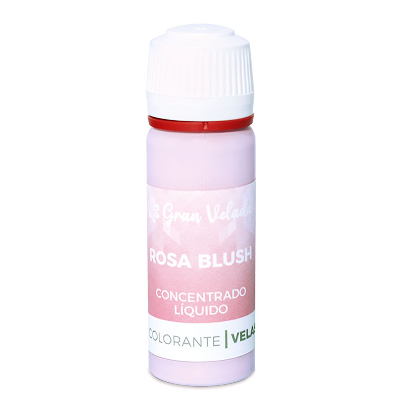 Pink blush dye liquid concentrate for candles