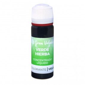 Liquid coloring green candle grass concentrate