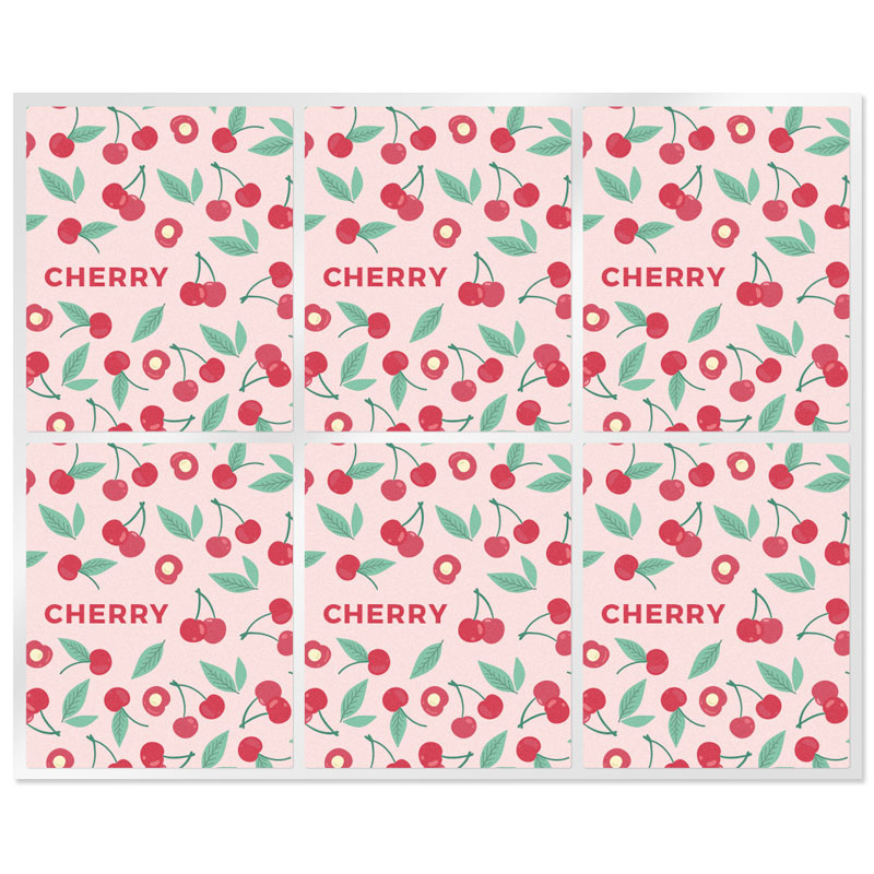 Stickers for cherry lipstickers